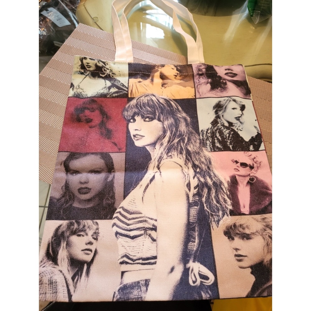 Taylor Swift Eras Tour Tote Bag: New, 12 X 14 Inches, Canvas, Double Sided